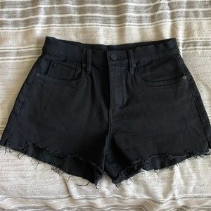BlankNYC black denim cutoff shorts (size 28)